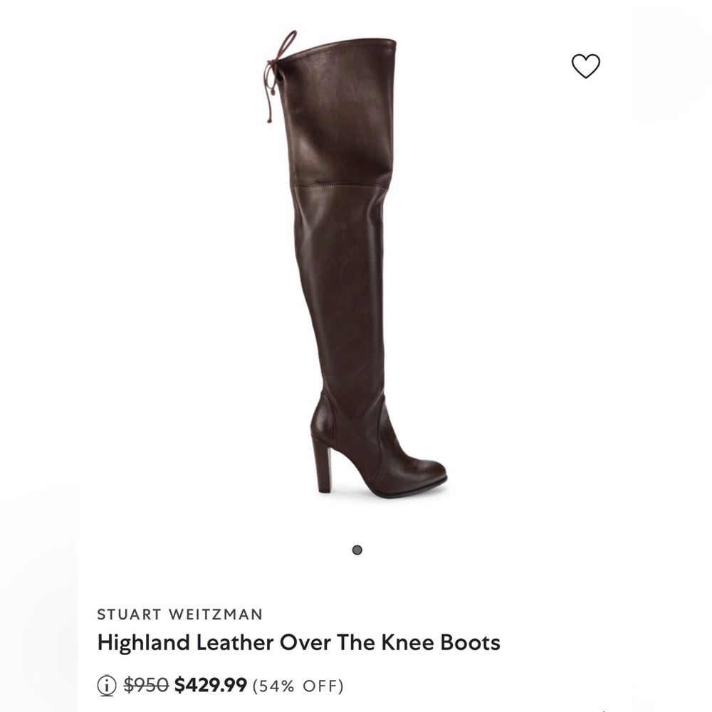 Stuart Weitzman Dark Brown Over the Knee Boots